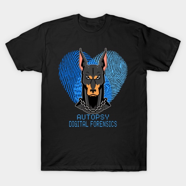 Cyber Security - Autopsy - Digital Forensics T-Shirt by Cyber Club Tees